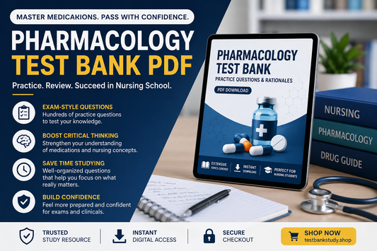 Pharmacology Test Bank PDF | Nursing Practice Questions